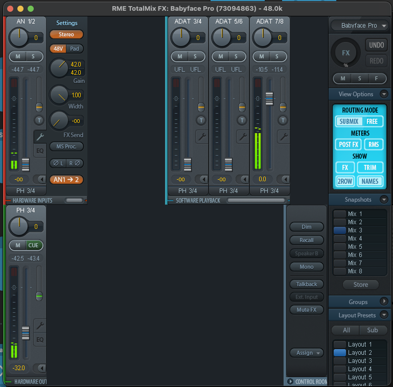 RME TotalMix.